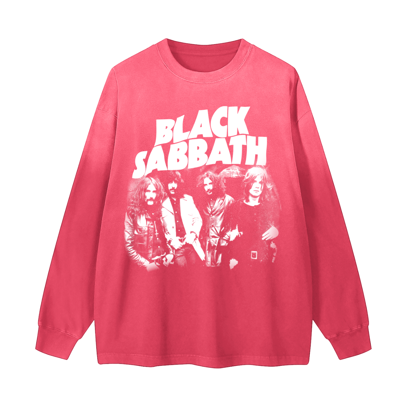 Gradient Washed Long Sleeve T-Shirt