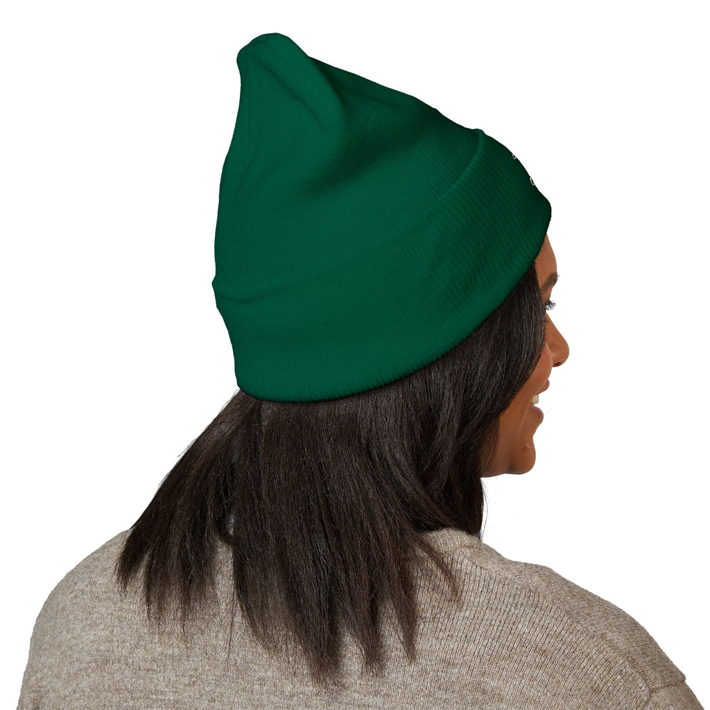 Henny-Embroidered "Fish & Friends Game Shack" Classic Cuffed Beanie — Winter Knit Hat