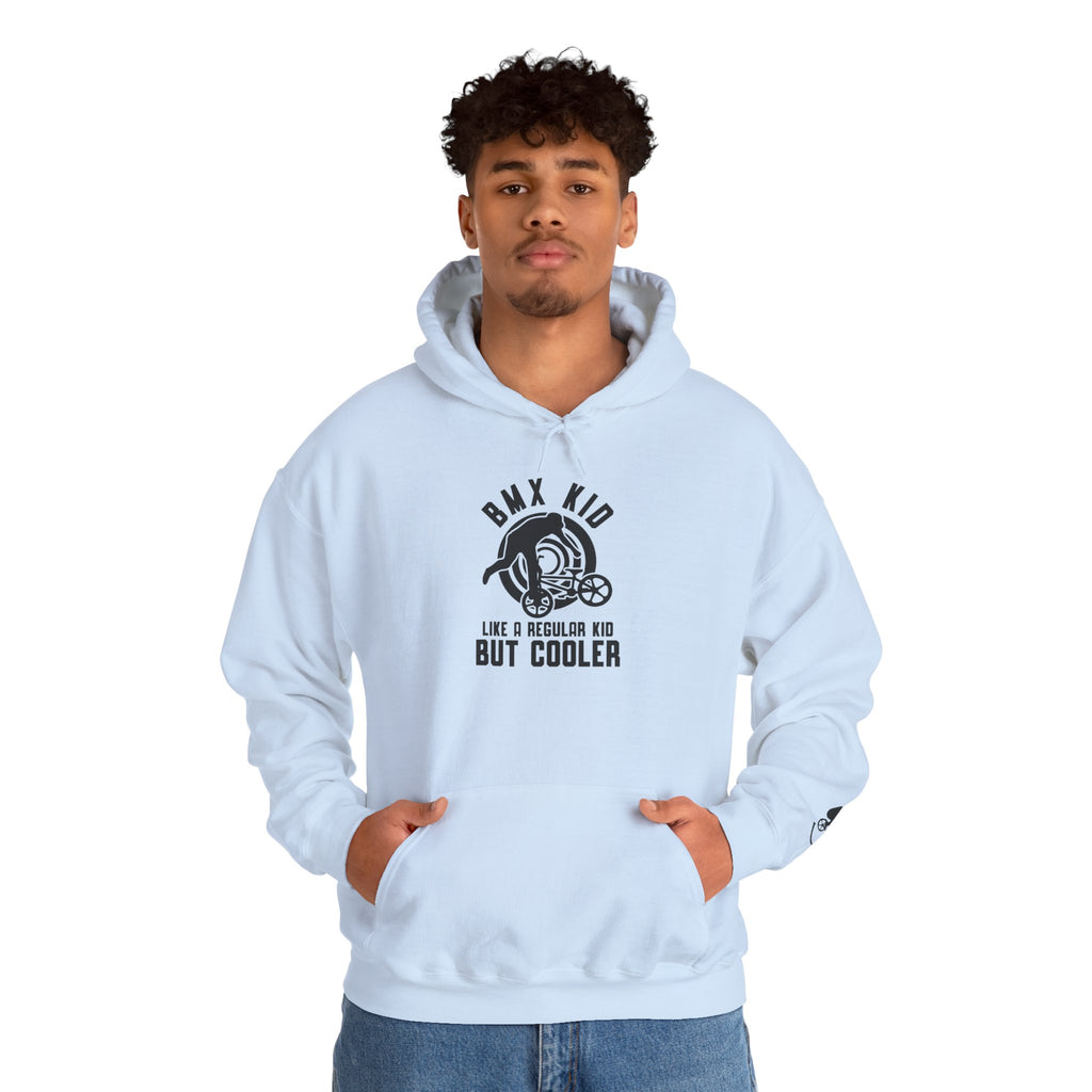 Rad-BMX Kid Hoodie — "Like a Regular Kid But Cooler" Youth BMX Pullover