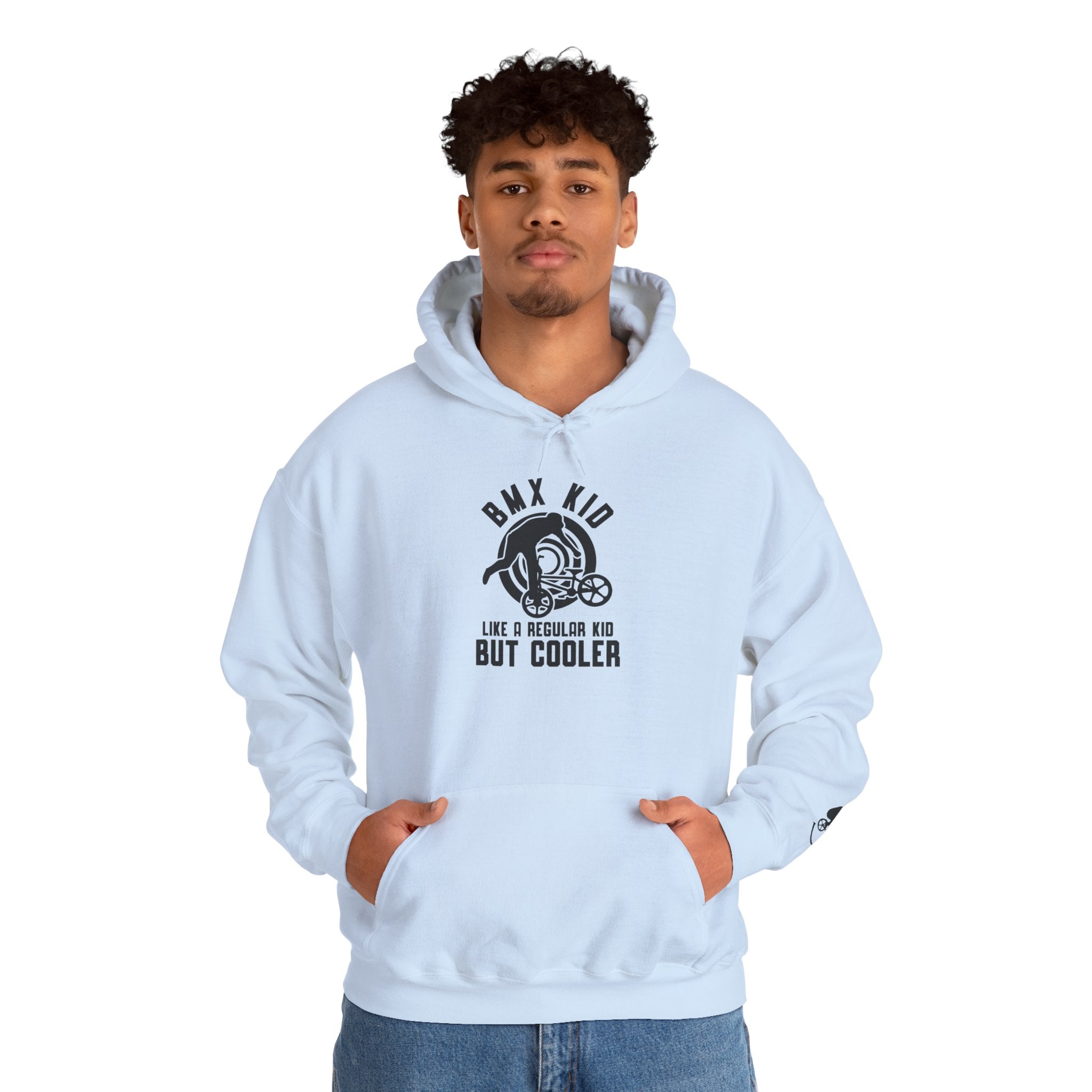 Rad-BMX Kid Hoodie — "Like a Regular Kid But Cooler" Youth BMX Pullover
