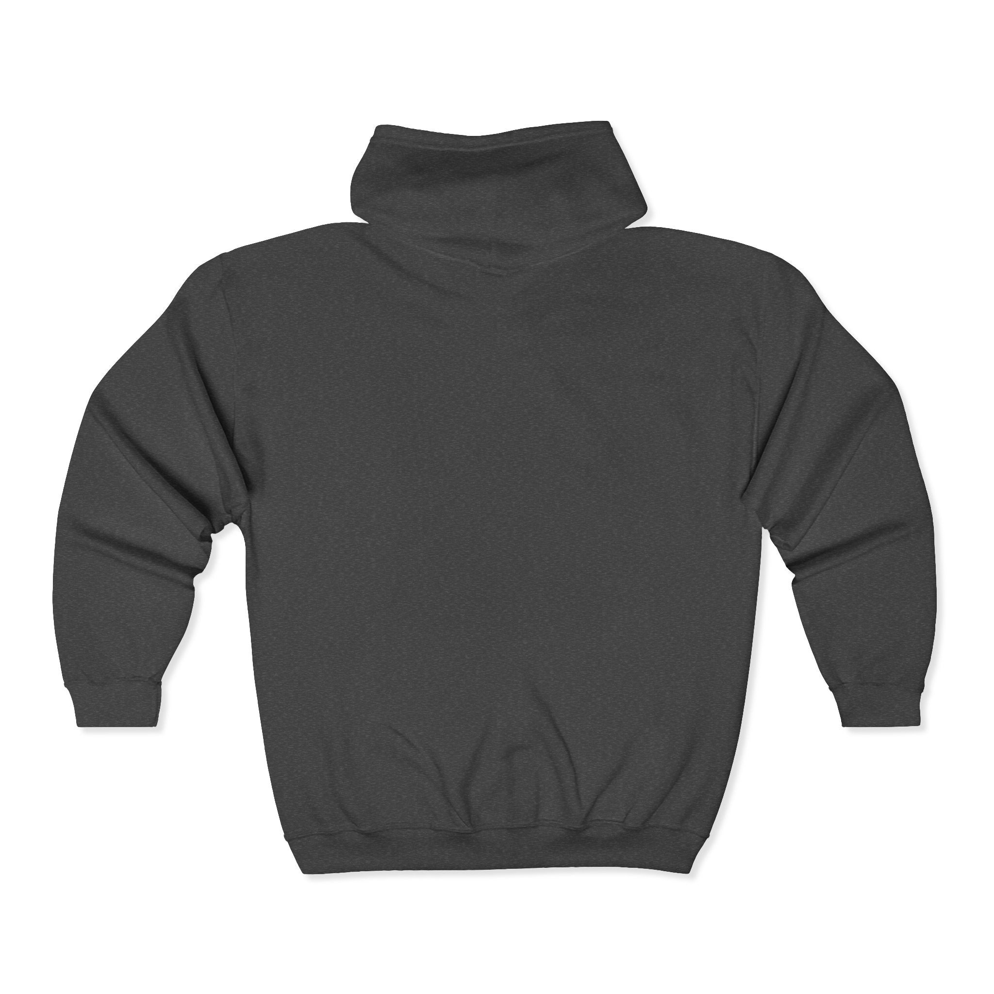 Zip-  Red Camo Zip Hoodie — Full-Zip Graphic Sweatshirt