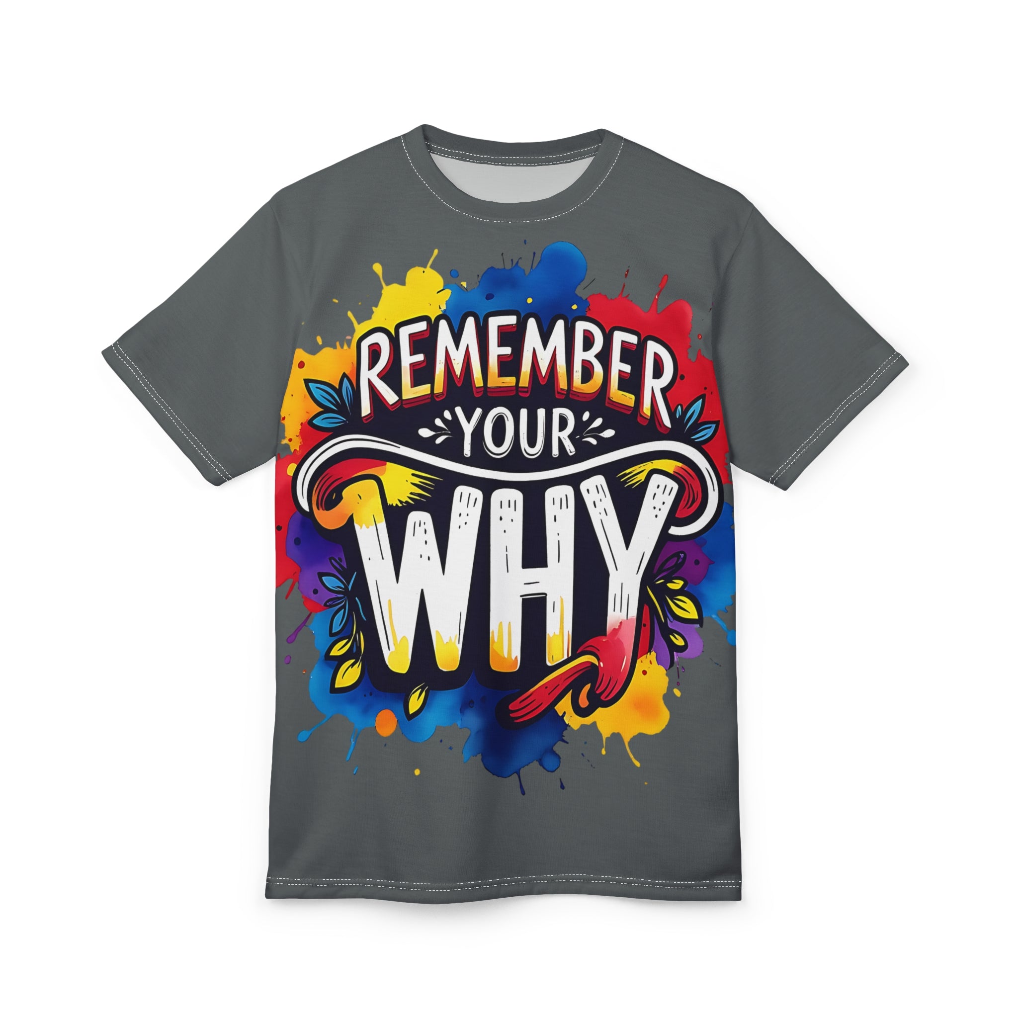 Streetwear-Remember Your Why T-Shirt — Motivational Graphic Tee for Inspiration & Fitness