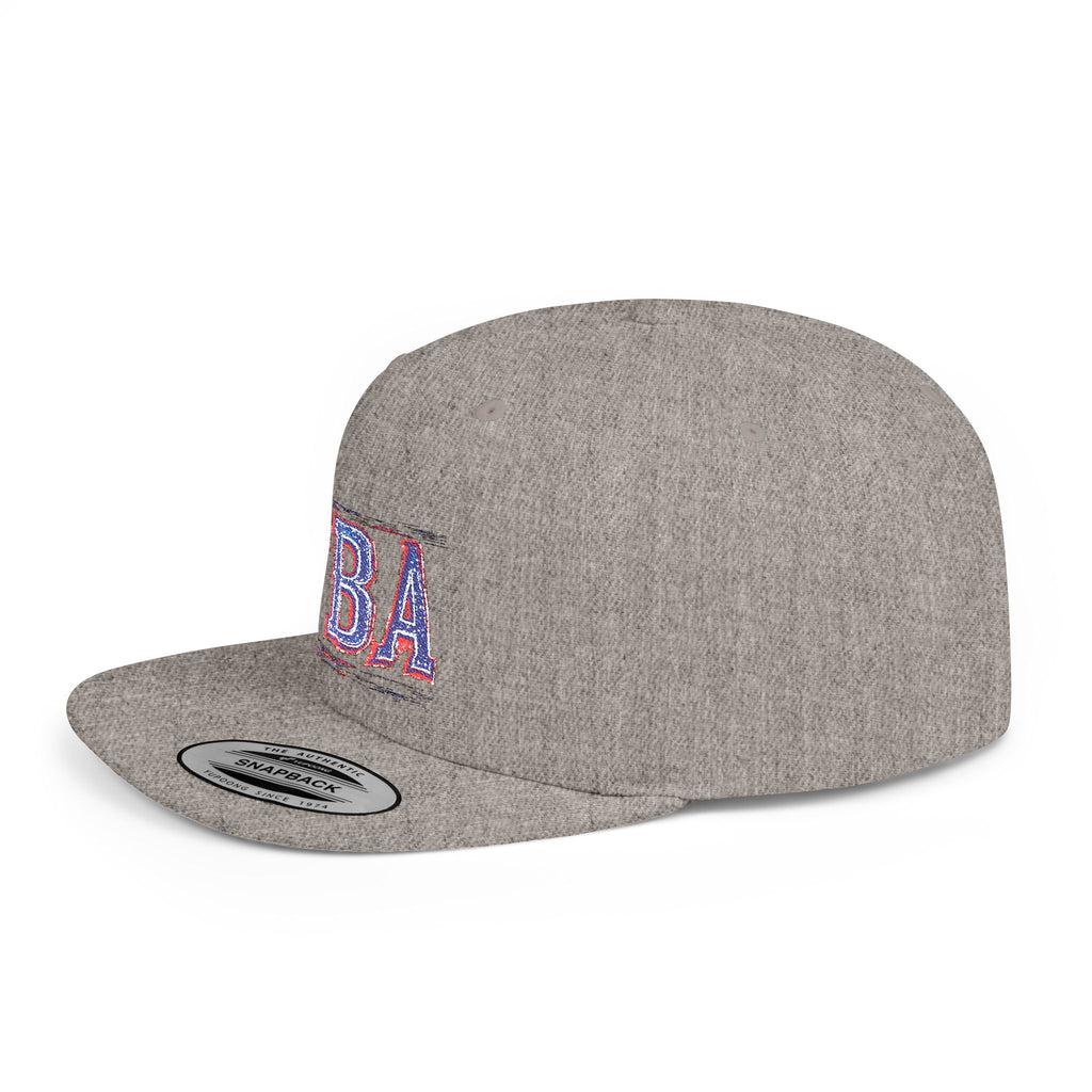 FBA- Distressed Patch Snapback Hat
