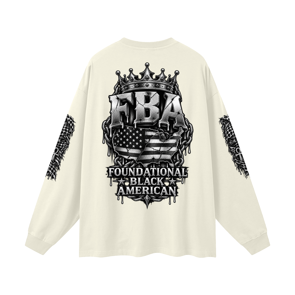 FBA-Oversized Unisex Long Sleeve T-Shirt