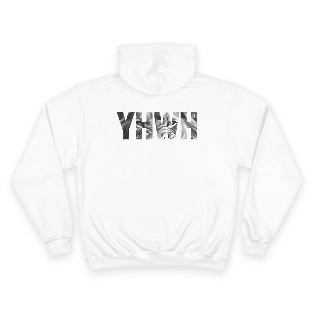 Variety-Rastafarian Lion Hoodie — Lion of Judah Design with Rasta Flag & YHWH Back Print