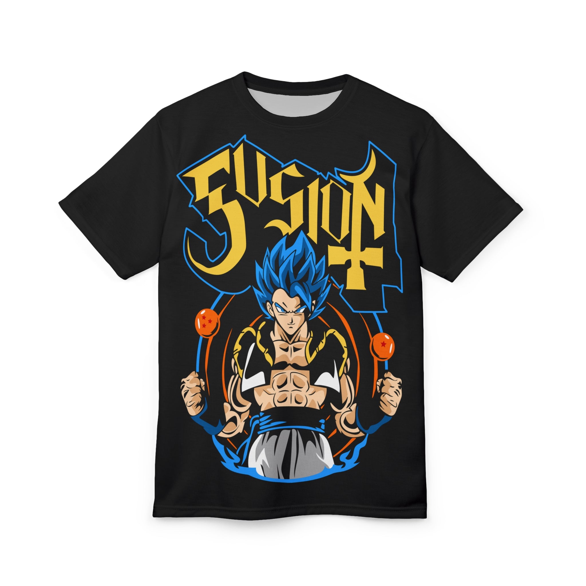 Dragon-Fusion Warrior Graphic Tee — Anime Fusion Design