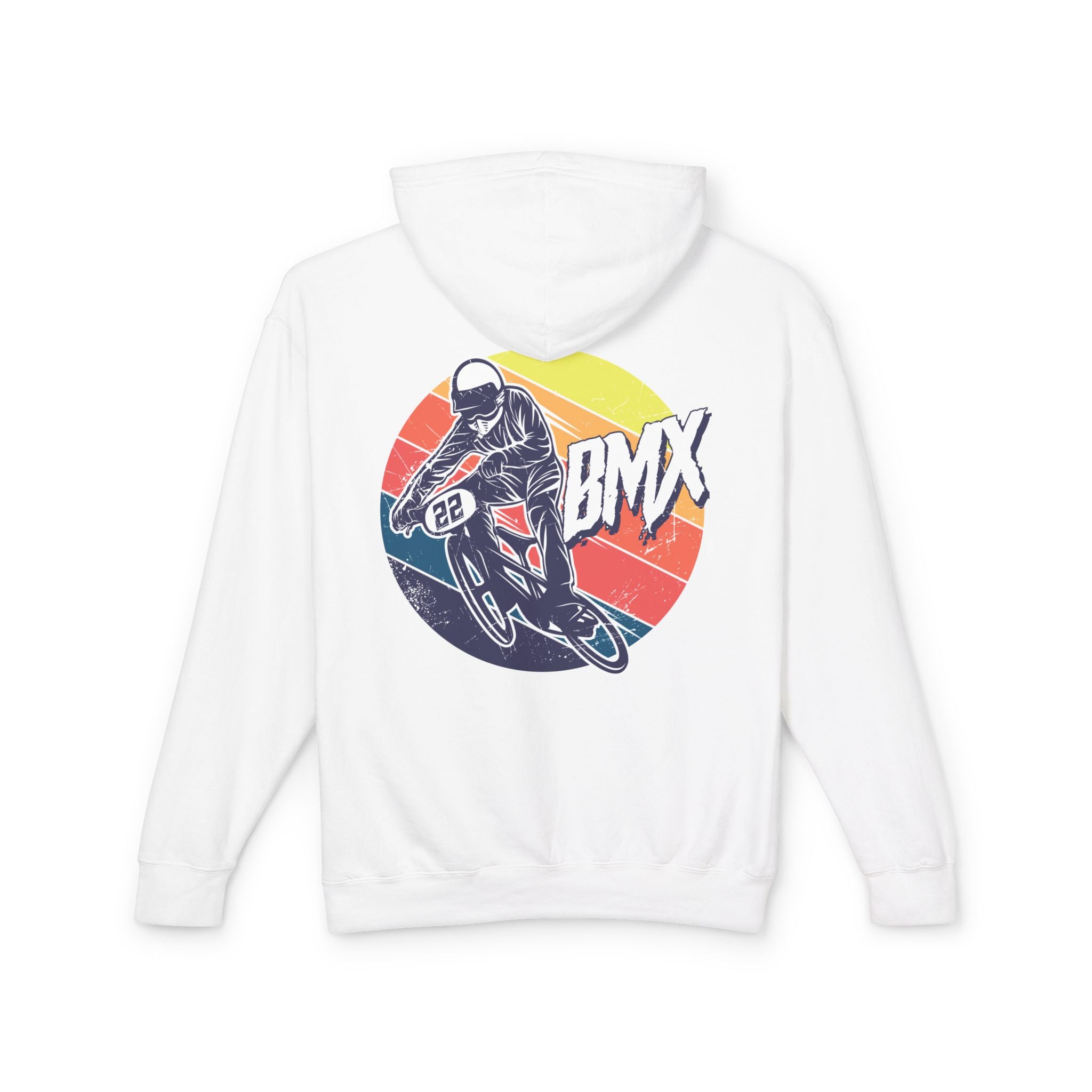 Rad- BMX Vintage Rider Hoodie — Retro BMX Sweatshirt for Cyclists & Fans