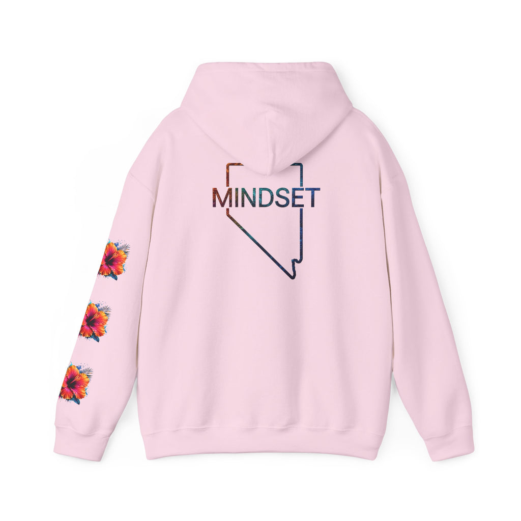 Tiff-Mindset Nevada Floral Hoodie — ‘Dream Believe’ Graphic Pullover