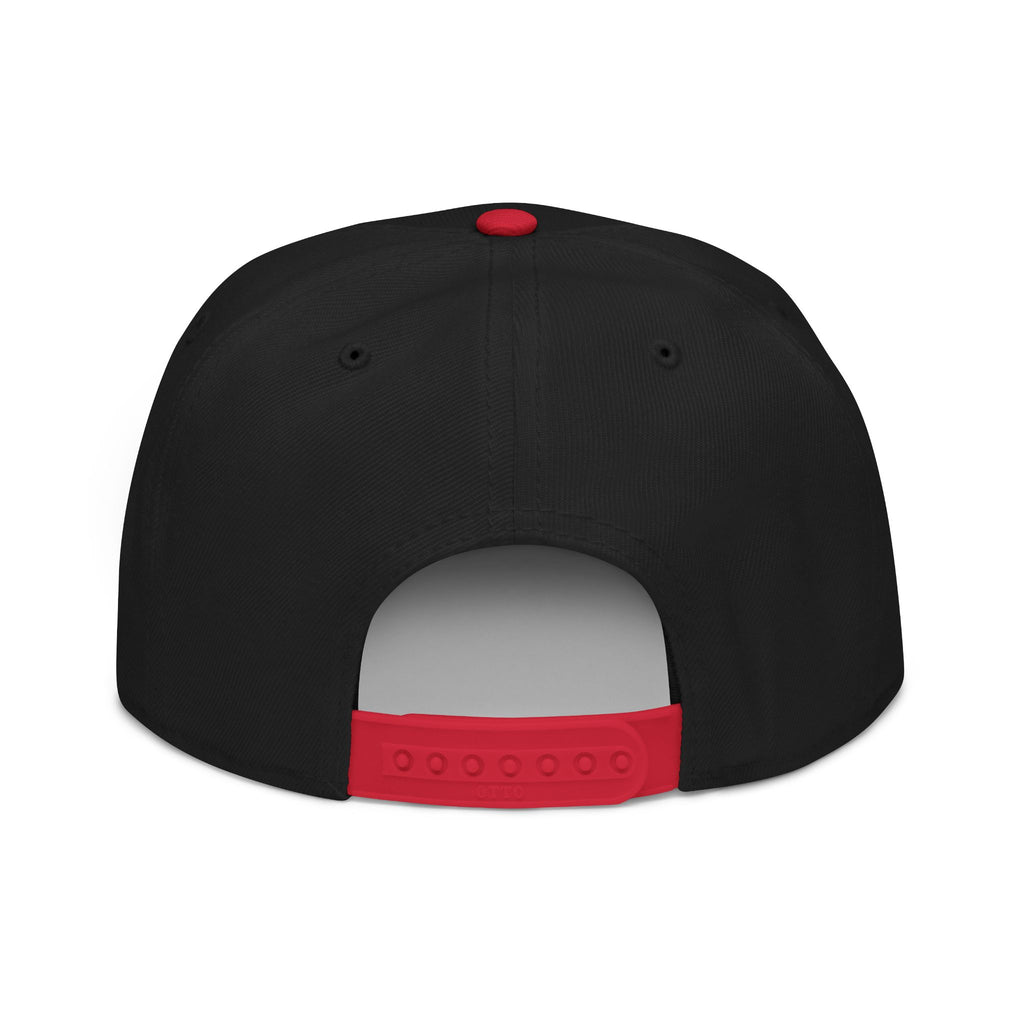 Hat-Embroidered Gold Graffiti Snapback Hat