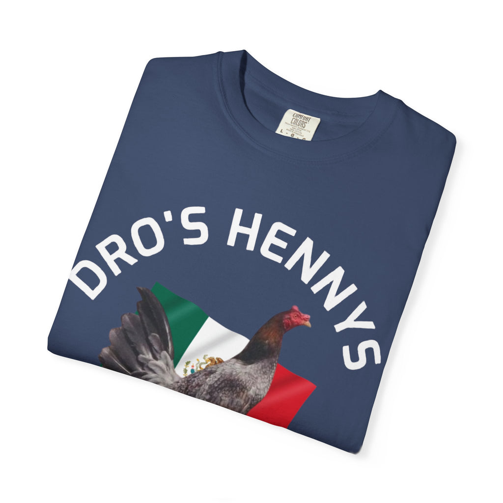 Henny- Gamefarm Rooster T-Shirt — "Dro's Henny's Gamefarm" Poultry Farm Tee