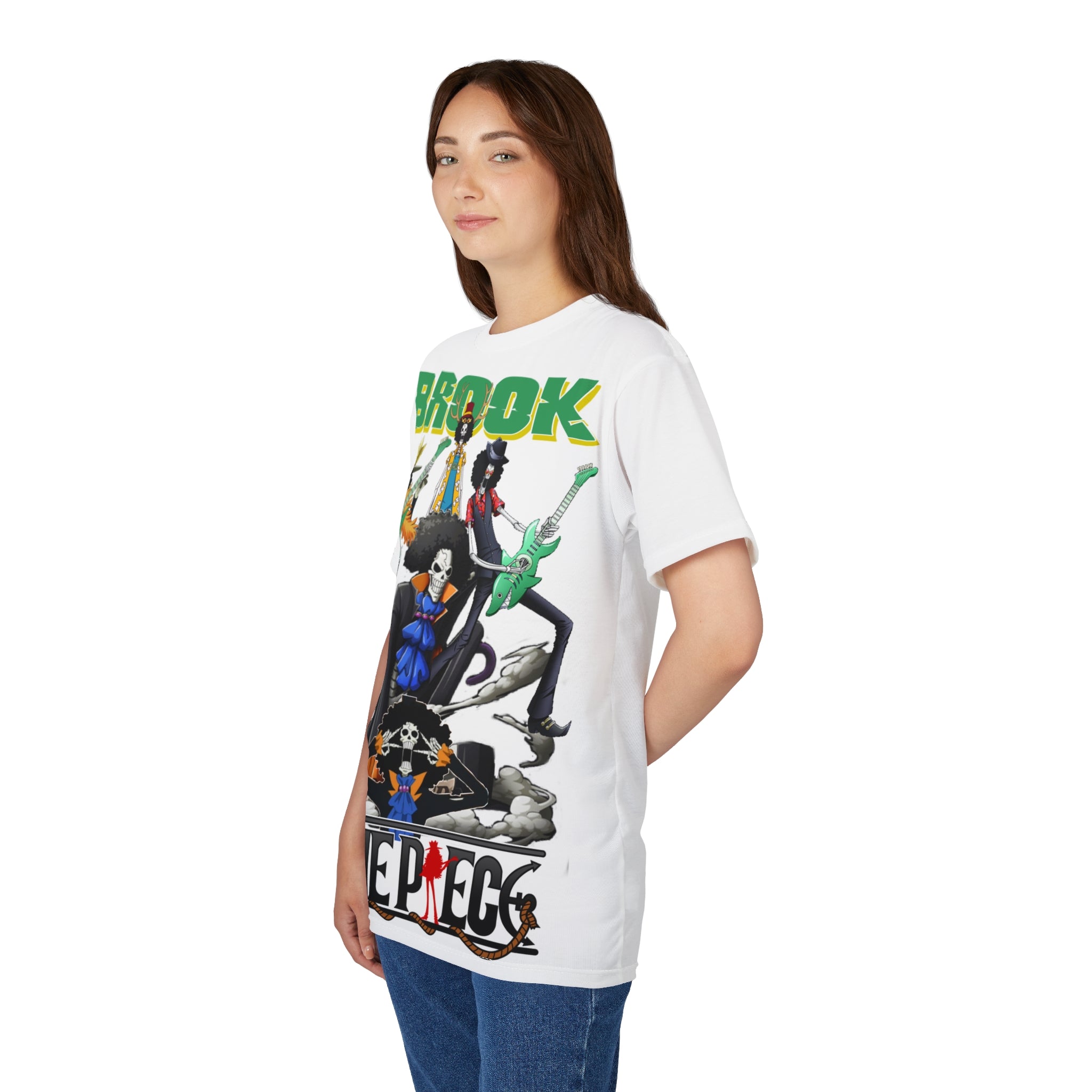 Anime-Brook One Piece Graphic Tee – Anime Band Skull Crew T-Shirt