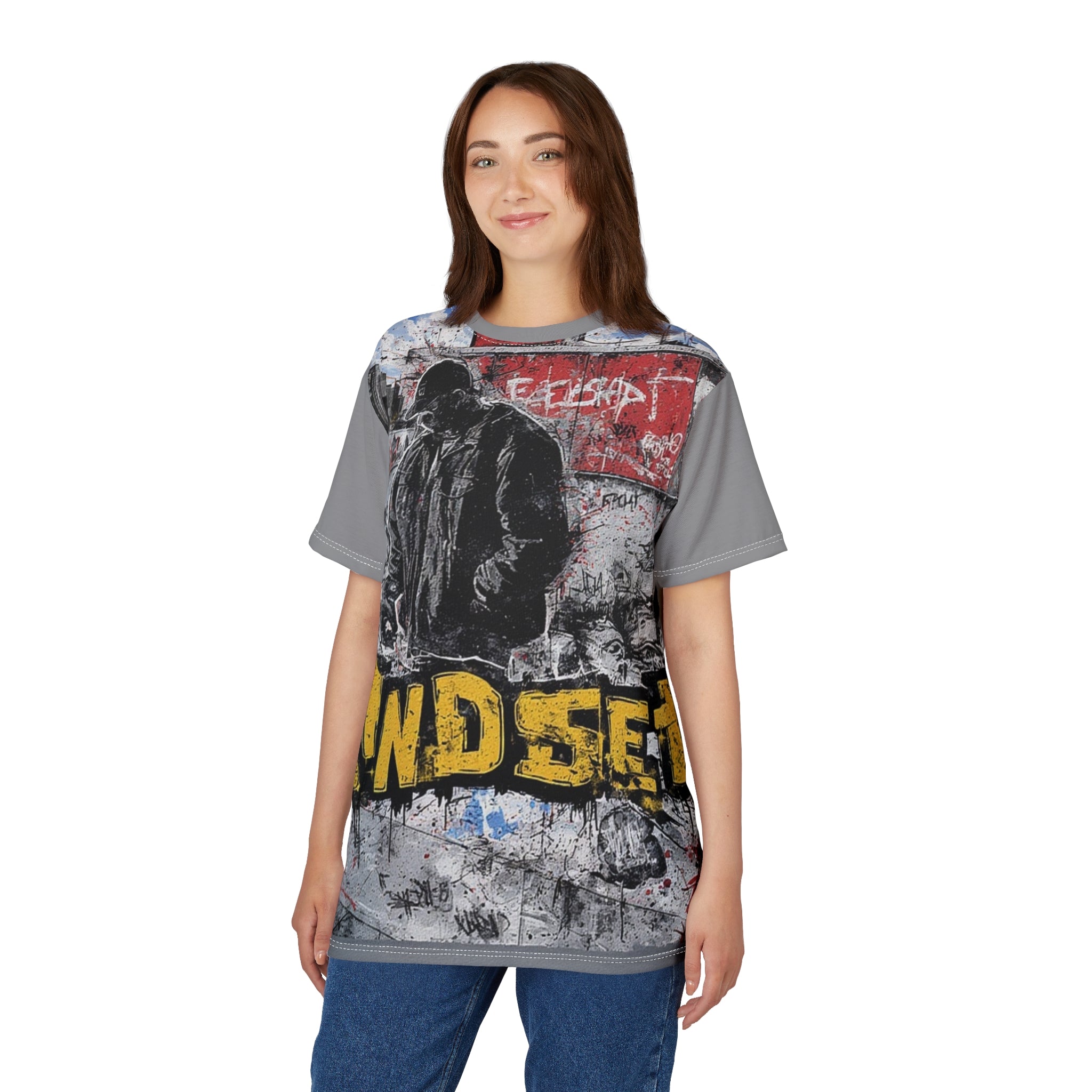 Mindset- Graffiti Tee — Urban Street Art All-Over Print T-Shirt