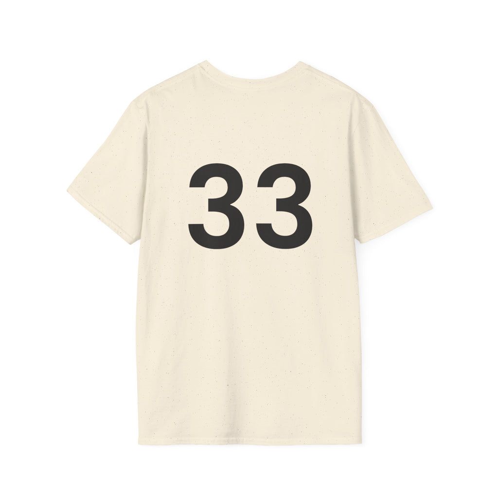 Rad- Life T-Shirt — Motocross Rider Tee with Back Number 33