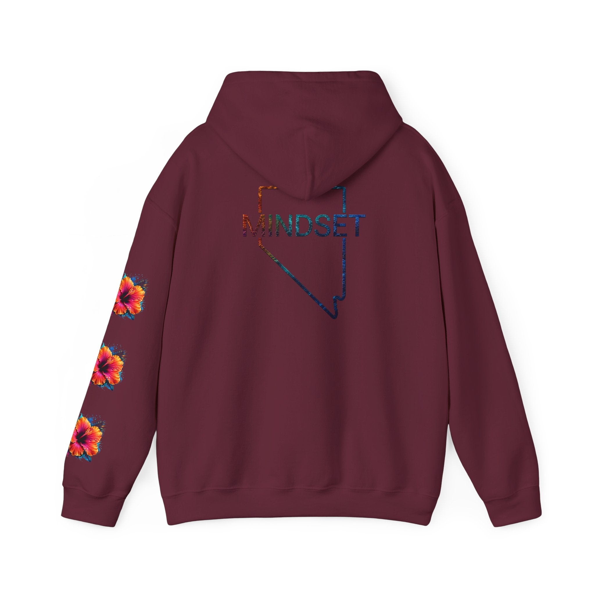 Tiff-Mindset Nevada Floral Hoodie — ‘Dream Believe’ Graphic Pullover