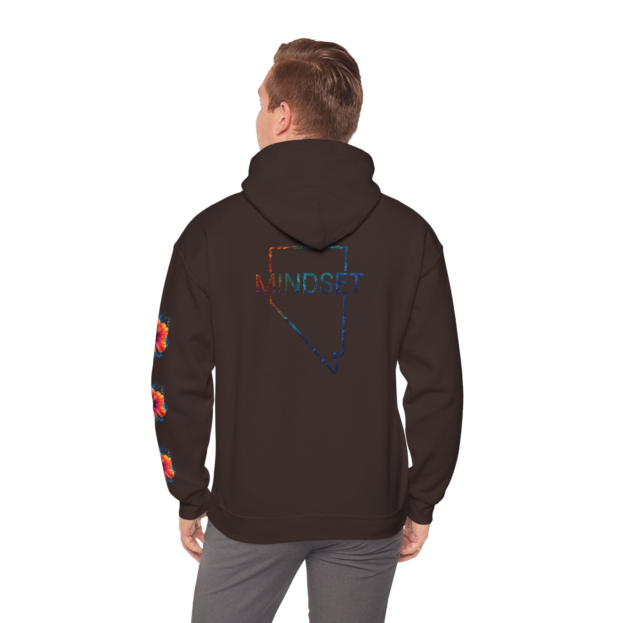 Tiff-Mindset Nevada Floral Hoodie — ‘Dream Believe’ Graphic Pullover