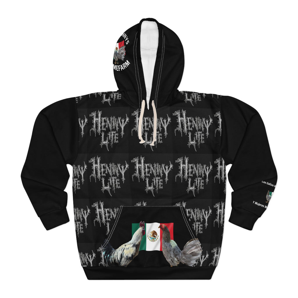 Henny- Life Hoodie — Mexican Rooster Graphic Pullover