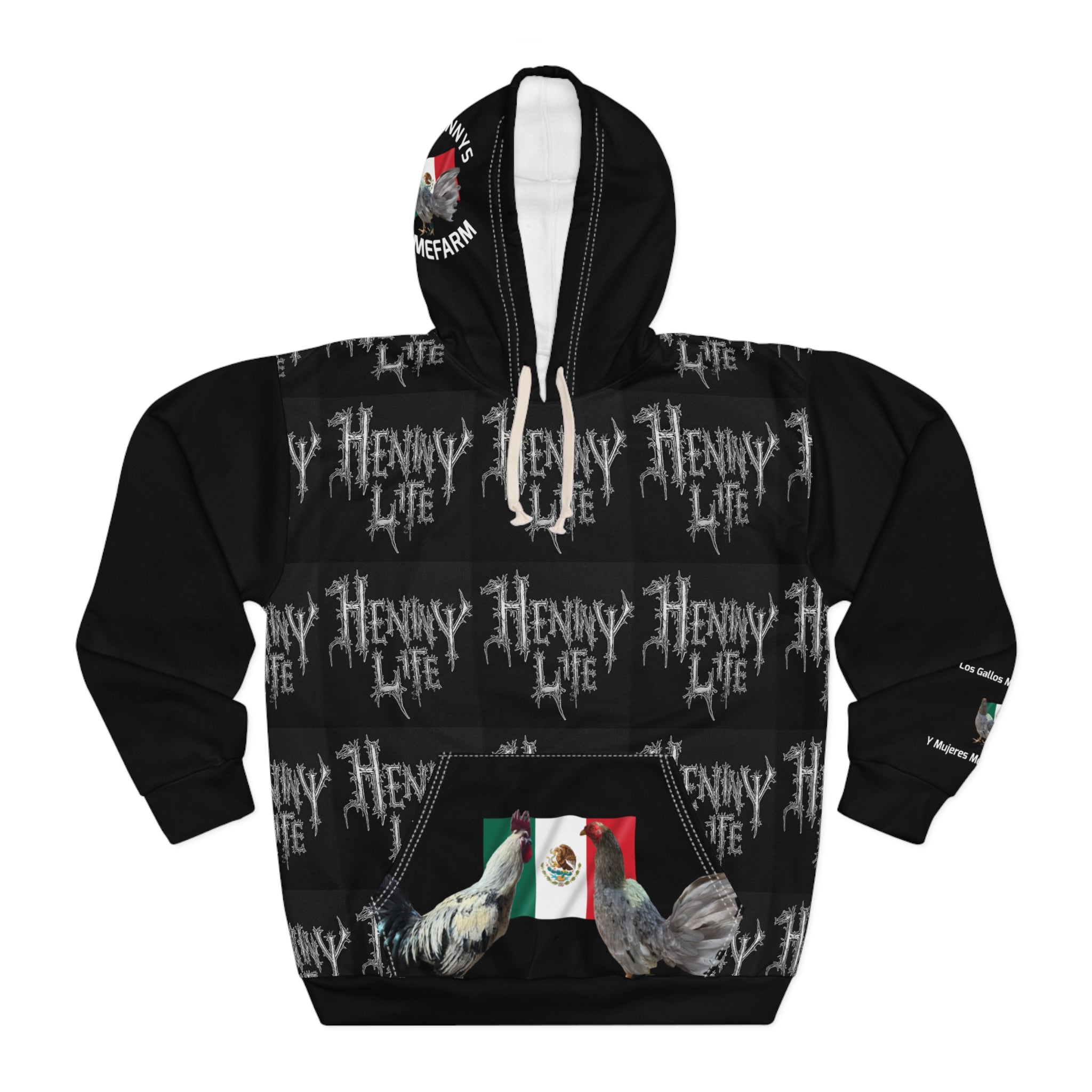 Henny- Life Hoodie — Mexican Rooster Graphic Pullover