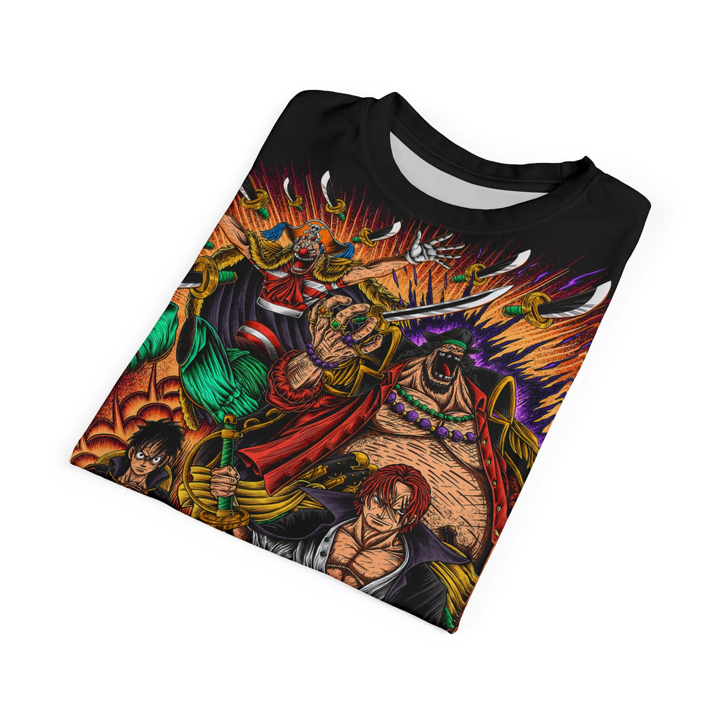 Anime- Thriller Bark Crew Graphic Tee — Pirate Anime All-Over Print
