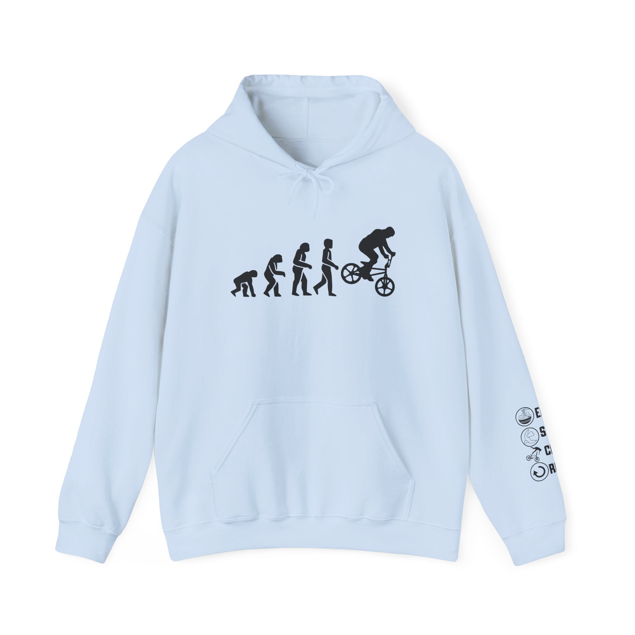 Rad-BMX Evolution Hoodie — BMX Rider Pullover for Cyclists & Streetwear