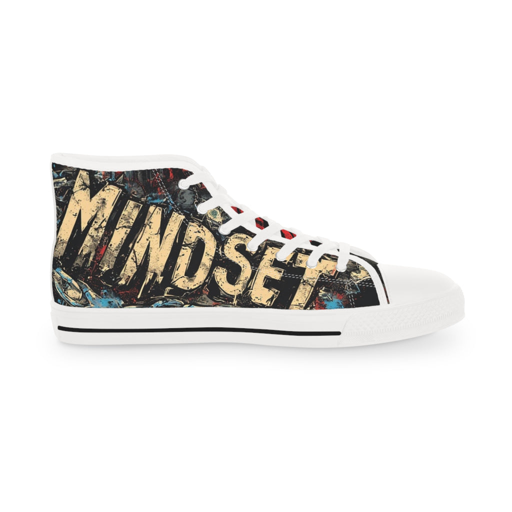 Shoes-Mindset-Grunge 'Windsurf' High Top Sneakers — Men's Retro Streetwear Canvas Shoes