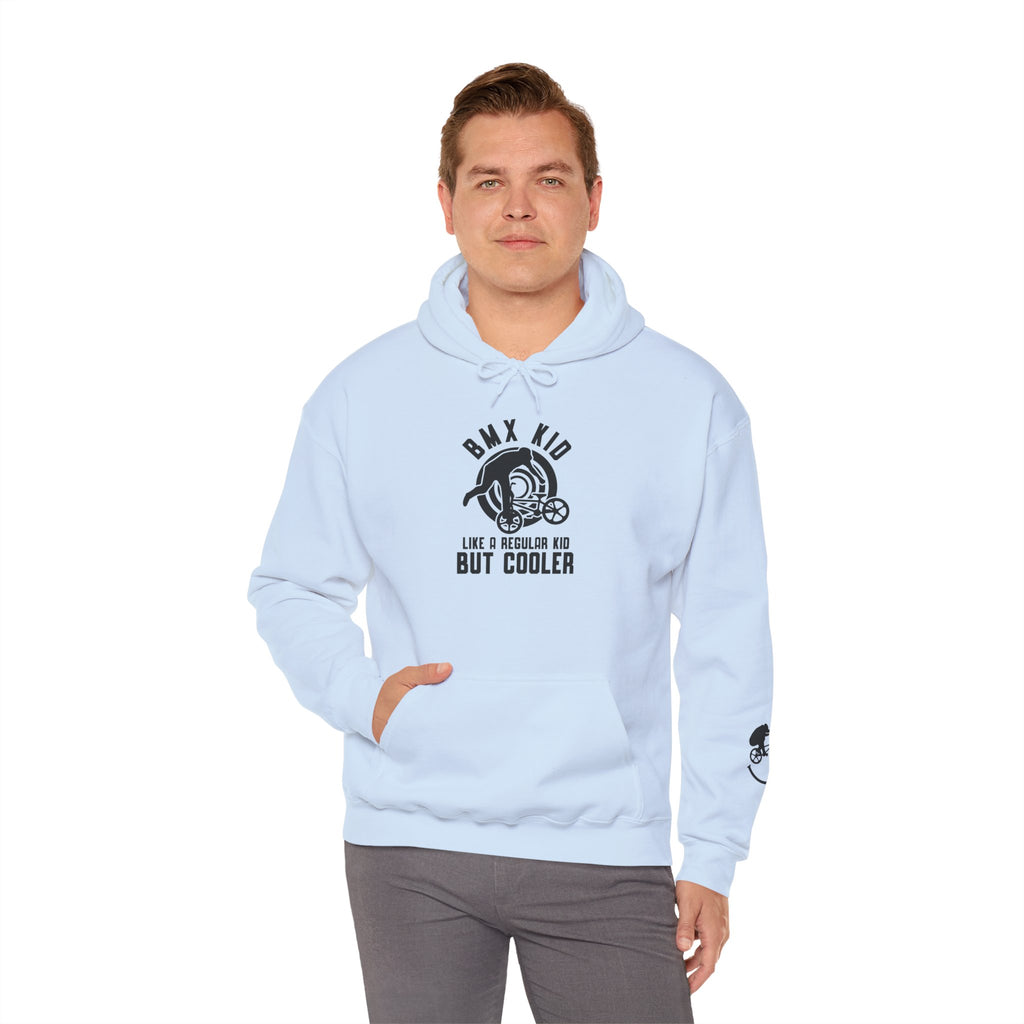 Rad-BMX Kid Hoodie — "Like a Regular Kid But Cooler" Youth BMX Pullover