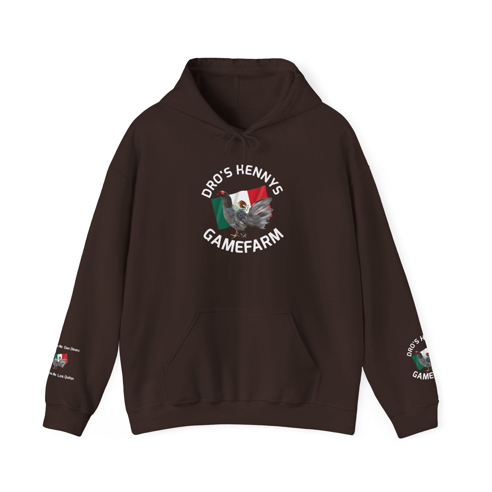 Henny-Gamefarm Hoodie — Dro's Kenny's Logo Sweatshirt (Mexican Flag)