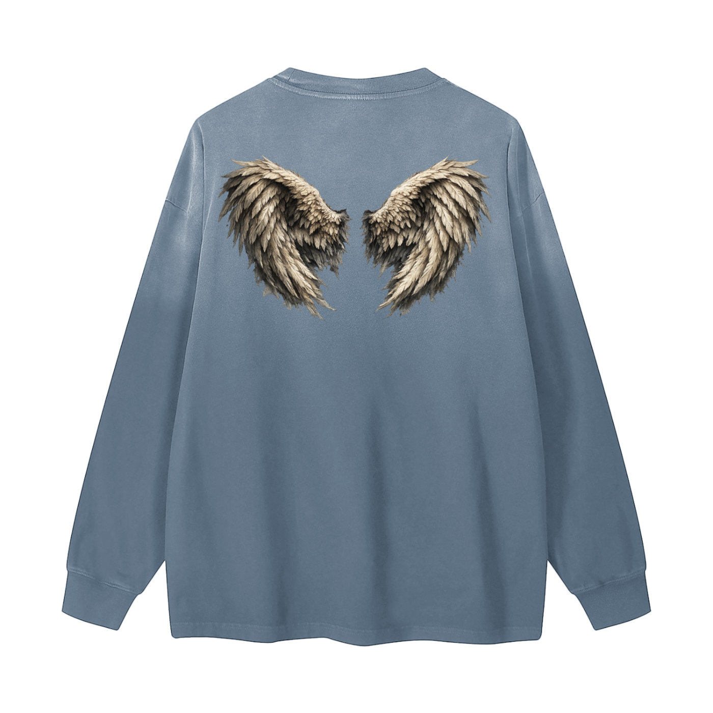 Gradient Washed Long Sleeve T-Shirt