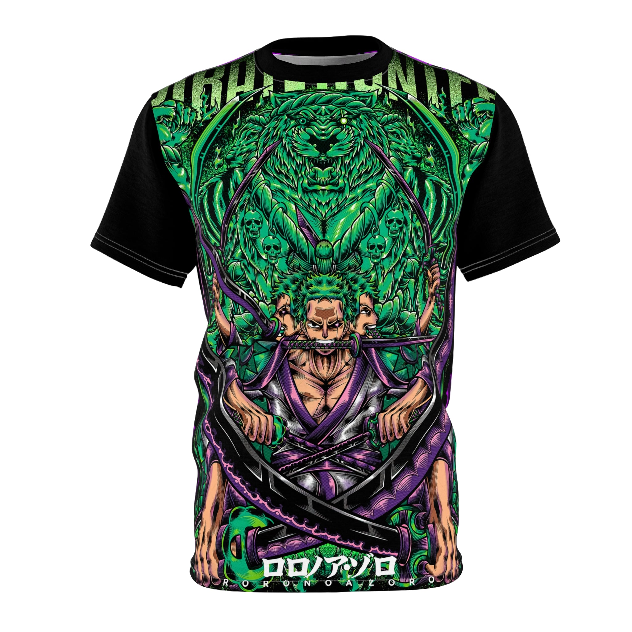 Anime- Pirate Captain Graphic Tee — All-Over Print