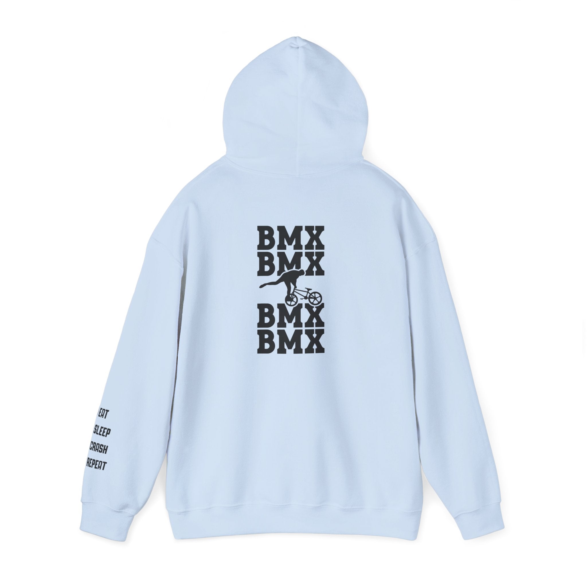 Rad-BMX Rider Hoodie — BMX Stunt Silhouettes Pullover for Riders & Fans