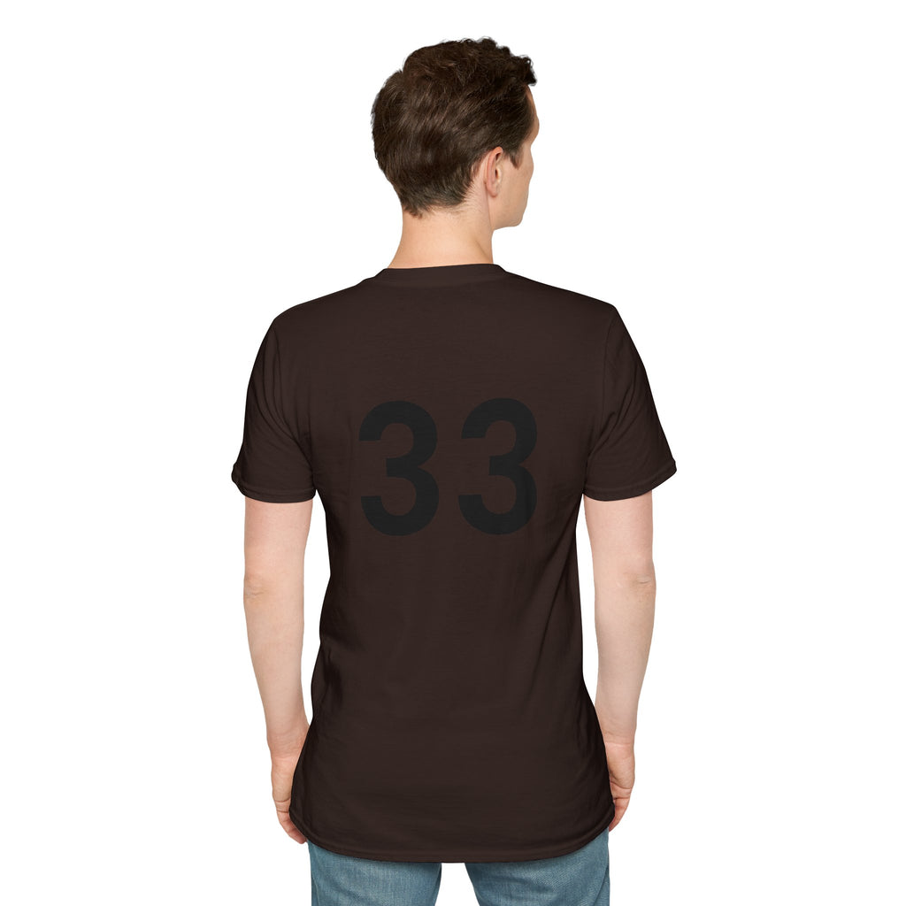 Rad- Life T-Shirt — Motocross Rider Tee with Back Number 33