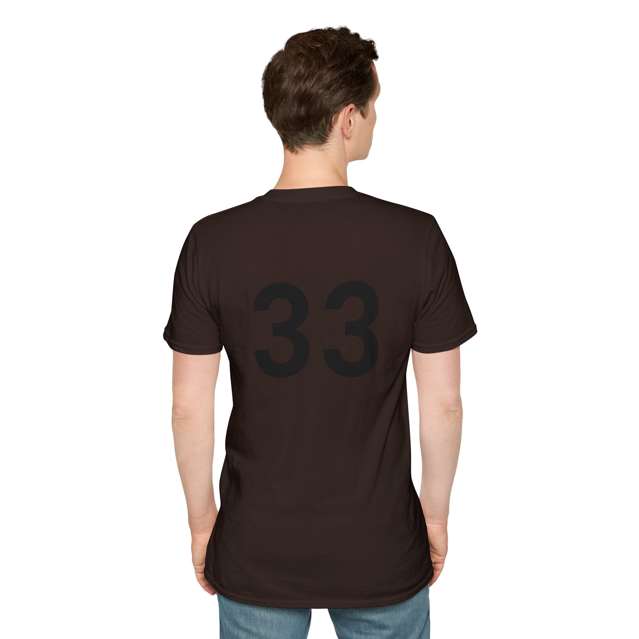 Rad- Life T-Shirt — Motocross Rider Tee with Back Number 33