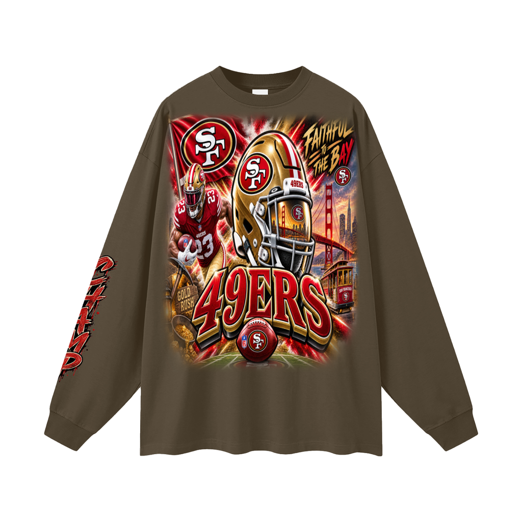 Team-Oversized Unisex Long Sleeve T-Shirt