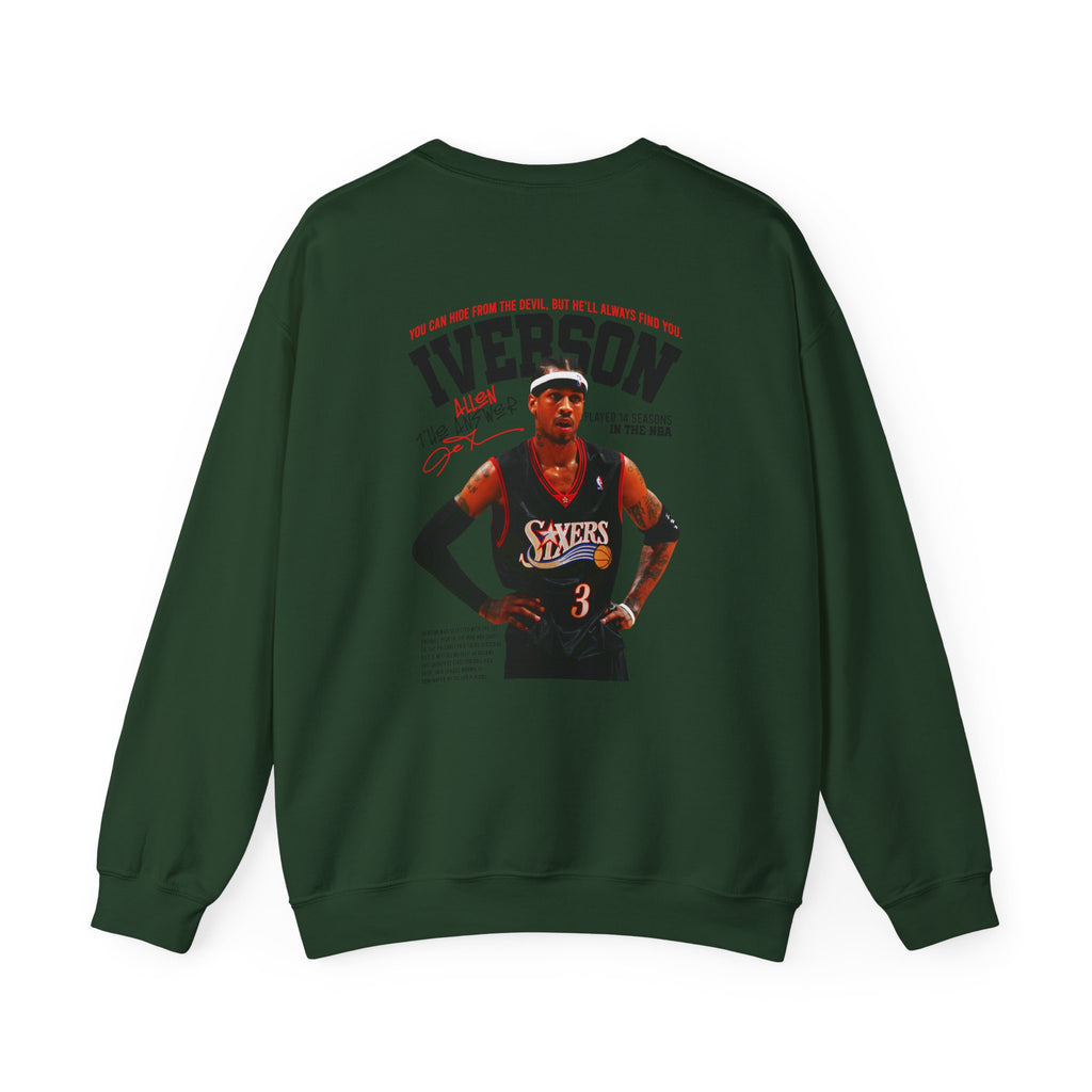 Retro-Allen Iverson Retro Crewneck Sweatshirt
