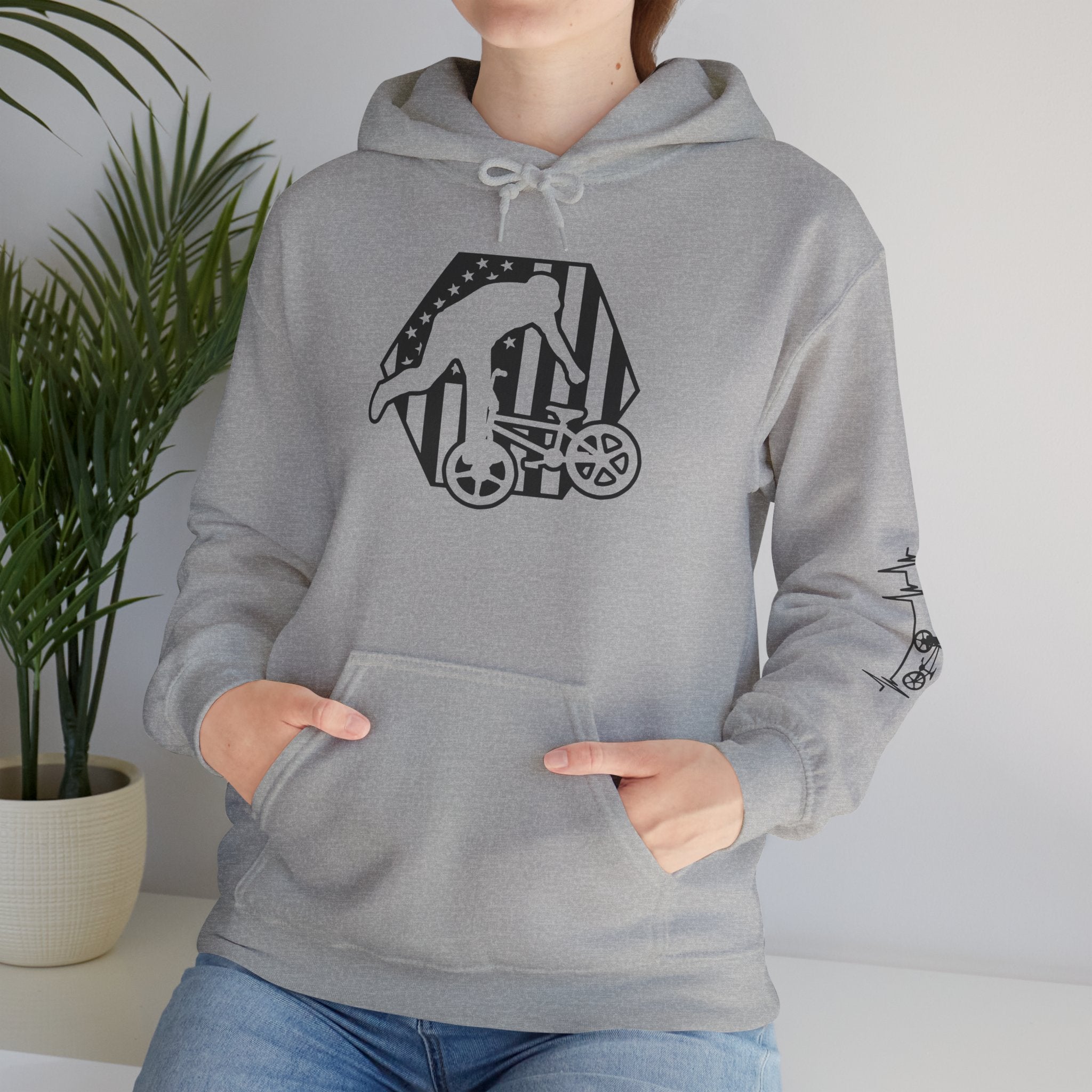 Rad-BMX Is Importanter Hoodie — Funny BMX Rider Sweatshirt