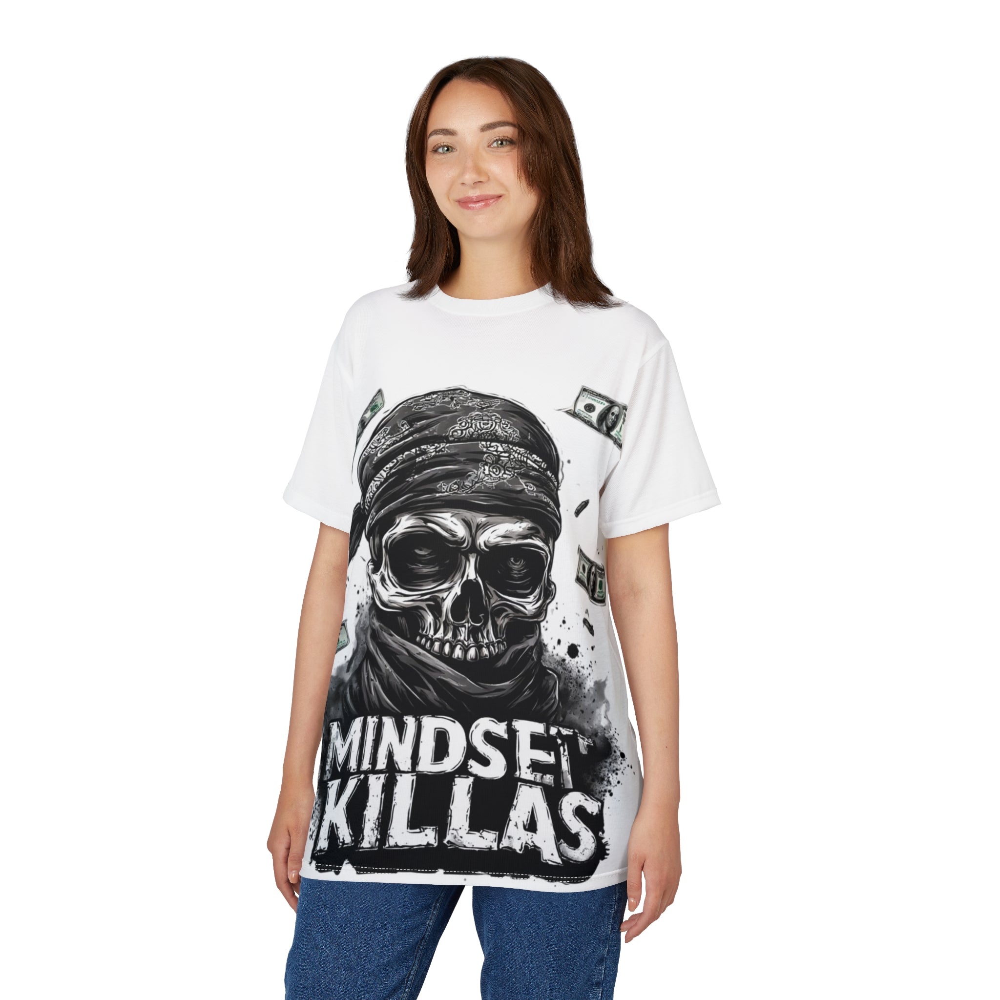 Mindset- Killas Skull Tee — Edgy Skull Graphic T-Shirt