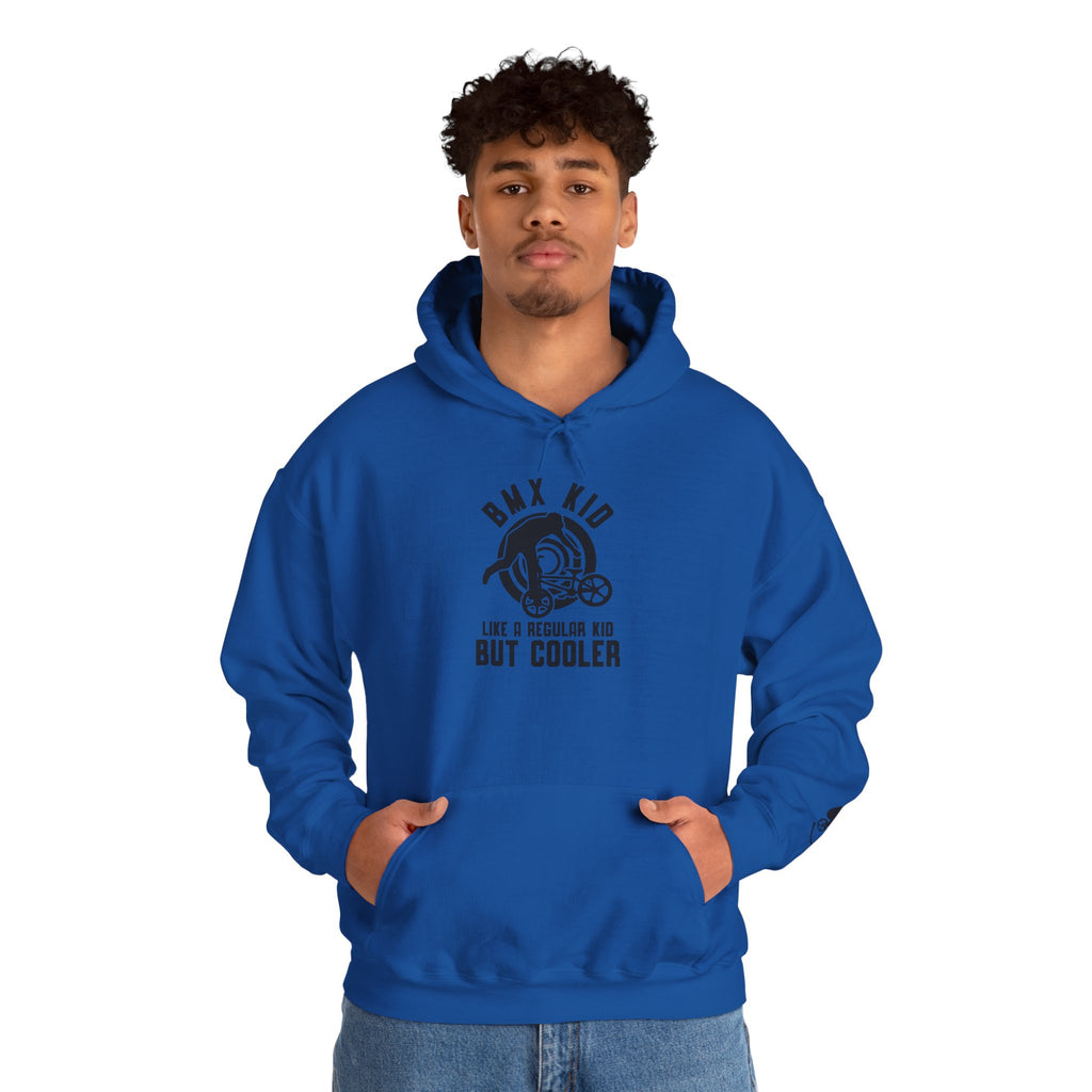 Rad-BMX Kid Hoodie — "Like a Regular Kid But Cooler" Youth BMX Pullover