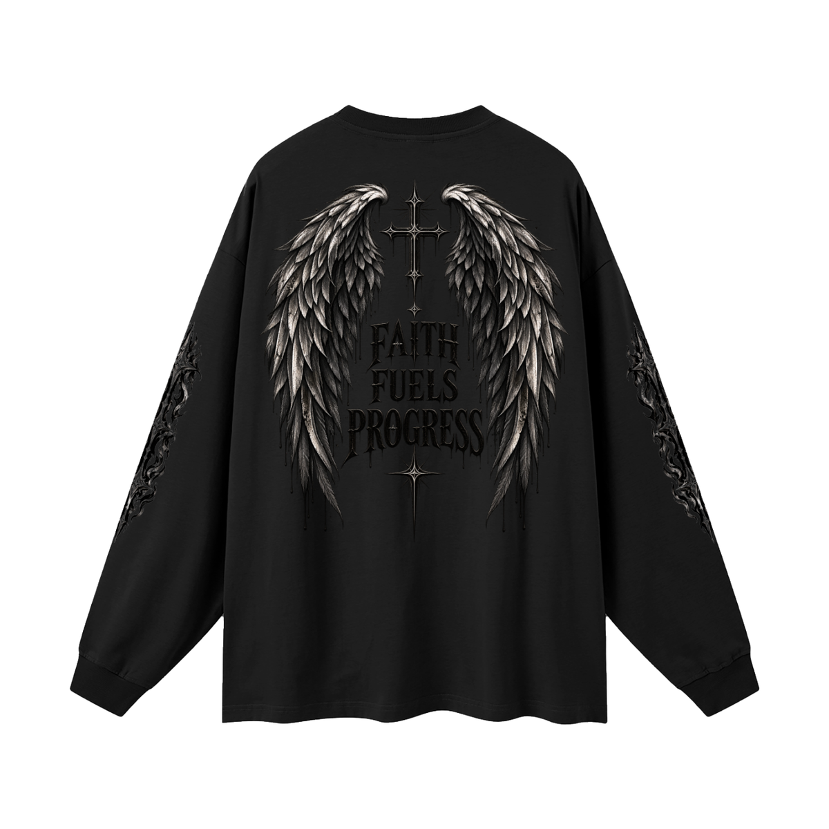 7NV-Oversized Unisex Long Sleeve T-Shirt