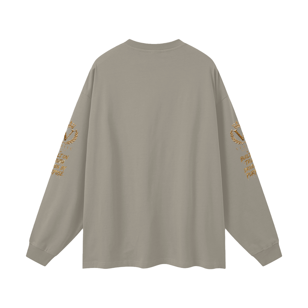 7NV-VERITE-Oversized Unisex Long Sleeve T-Shirt
