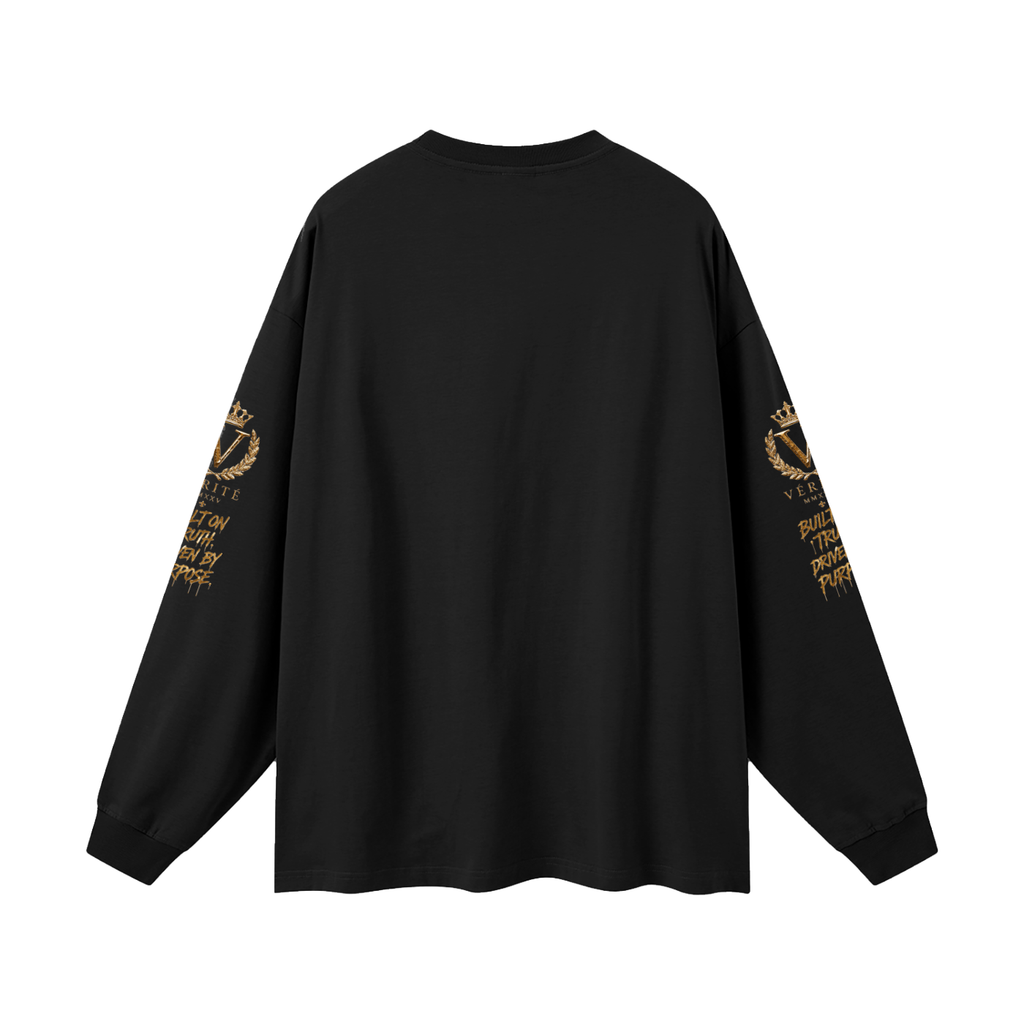 7NV-VERITE-Oversized Unisex Long Sleeve T-Shirt