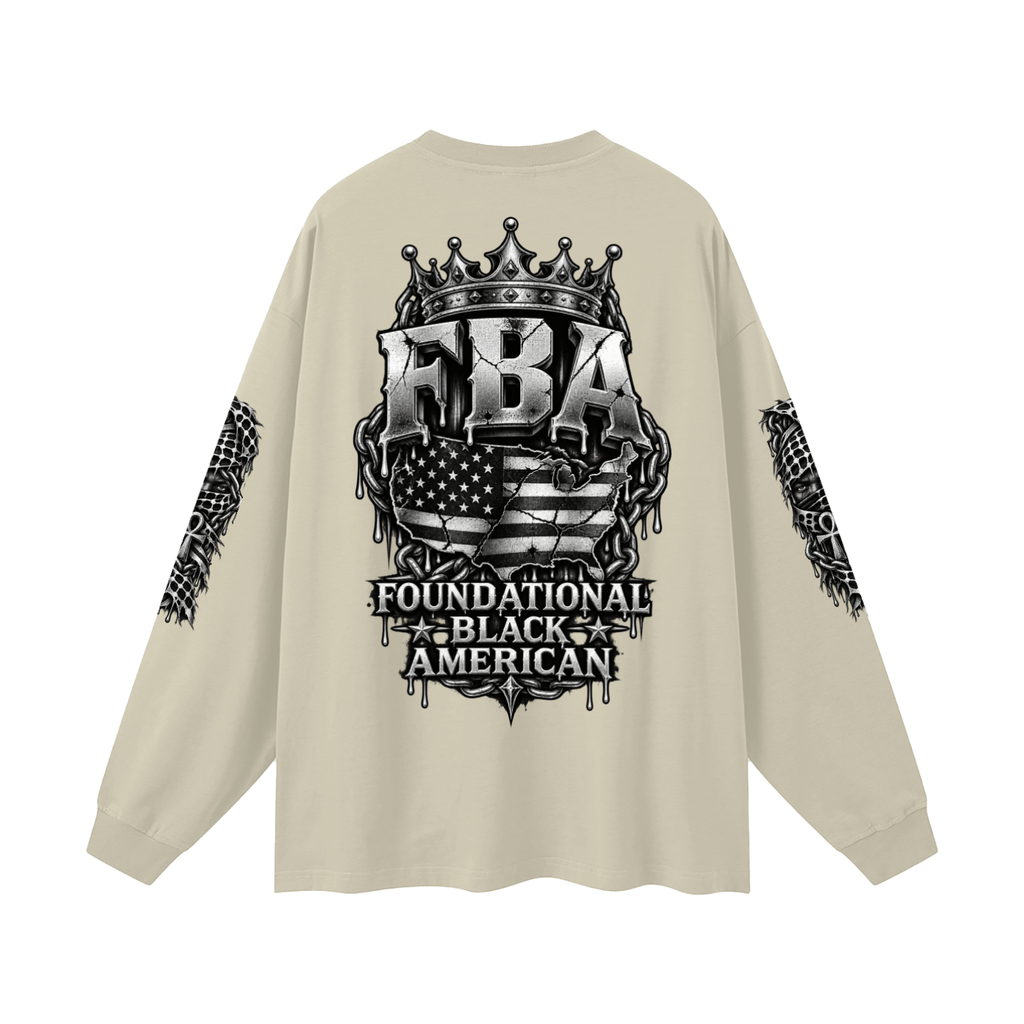 FBA-Oversized Unisex Long Sleeve T-Shirt