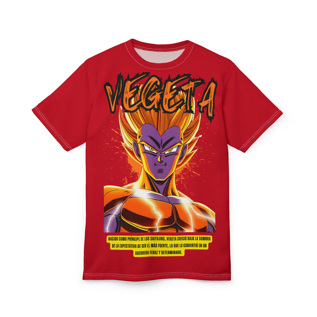 Dragon-Vegeta Anime Graphic Tee — Super Saiyan Full-Print Dragon Ball Shirt
