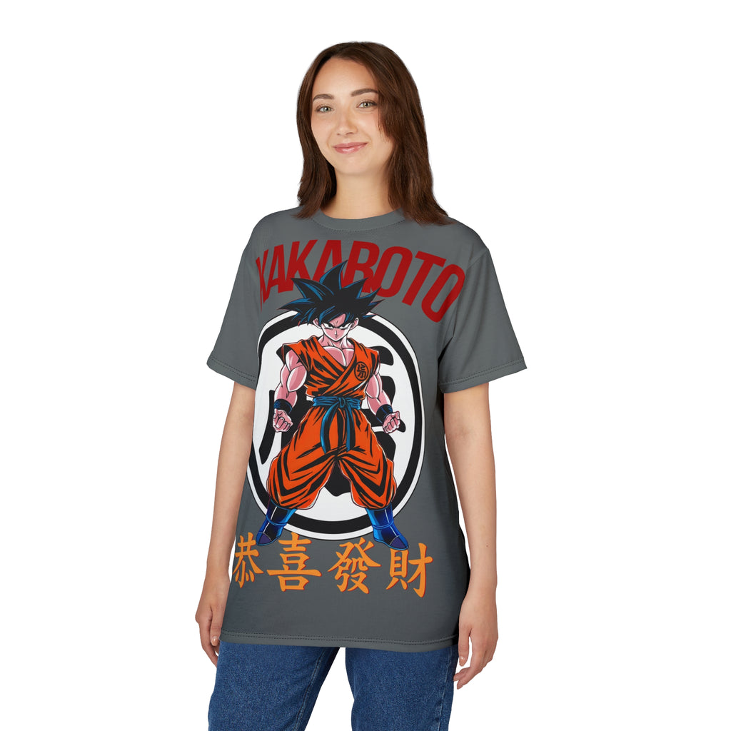 Dragon-Graphic Tee — 'KAKABOTO' Asian-Inspired Martial Artist Design