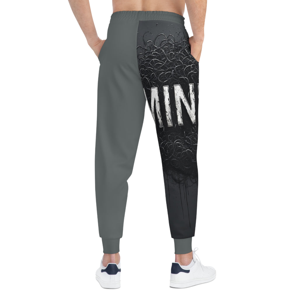 Mindset- Motivational 'Mindset Reset' Athletic Joggers — Graphic AOP Casual Sweatpants