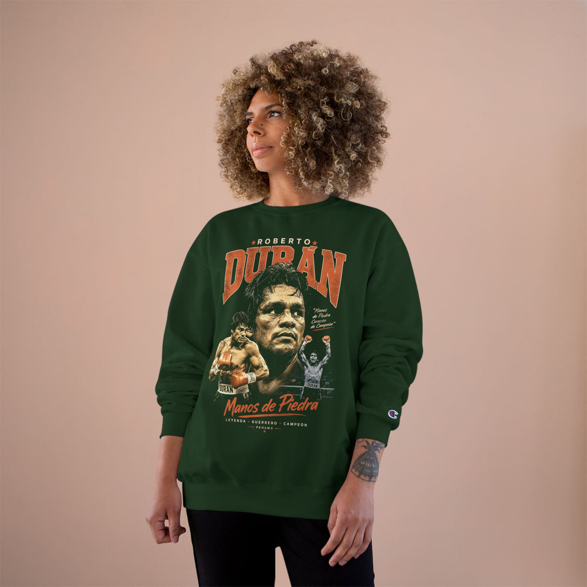 Retro Champion Tribute-' Champion Sweatshirt - Vintage Boxing Crewneck
