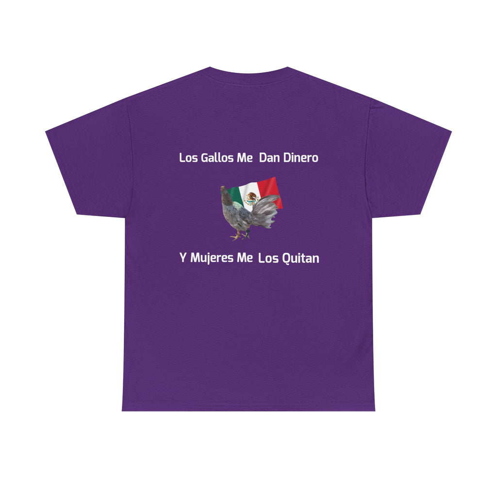Henny-Gamefowl Tee — "Dro's Henny's Gamefarm" Mexican Flag Rooster Shirt
