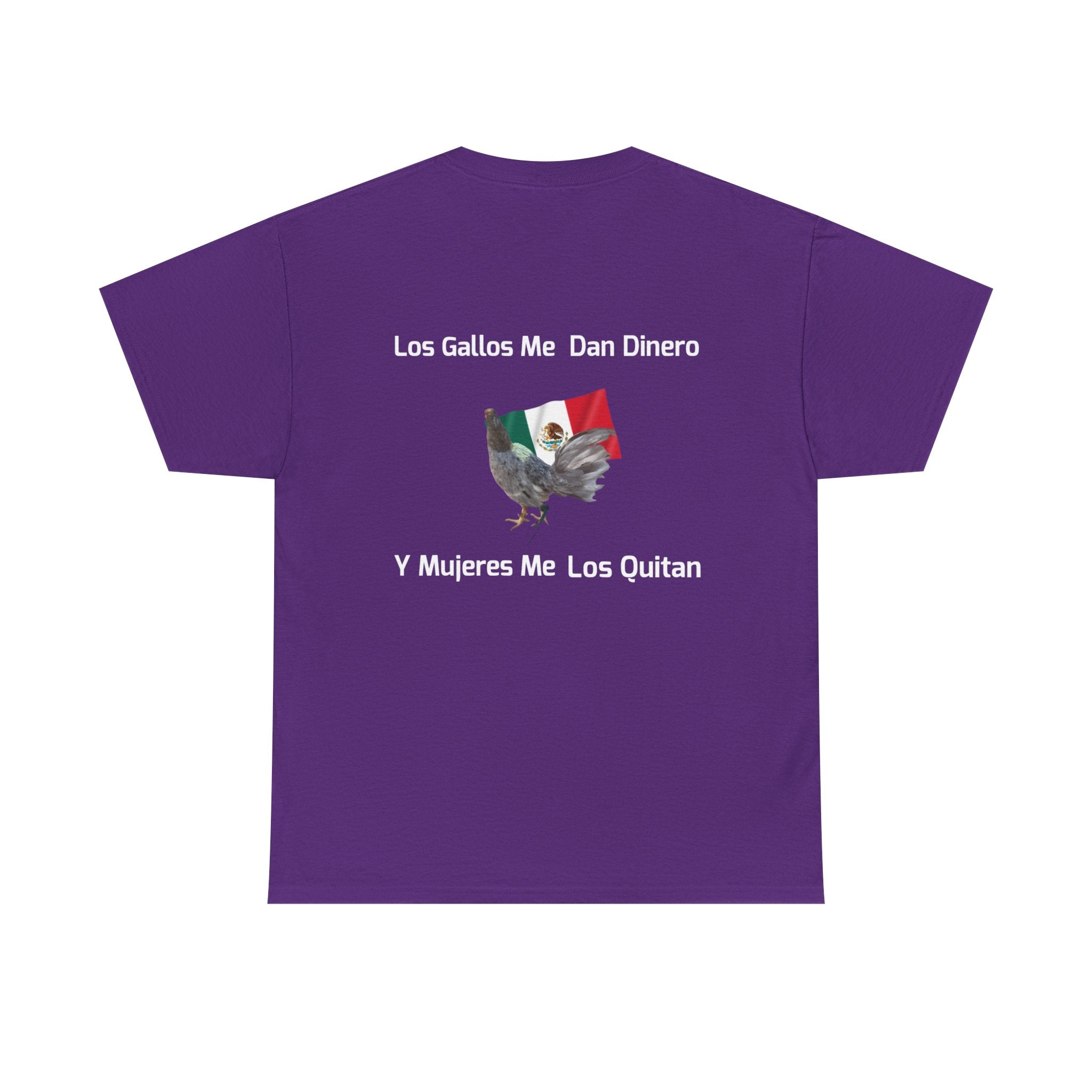 Henny-Gamefowl Tee — "Dro's Henny's Gamefarm" Mexican Flag Rooster Shirt