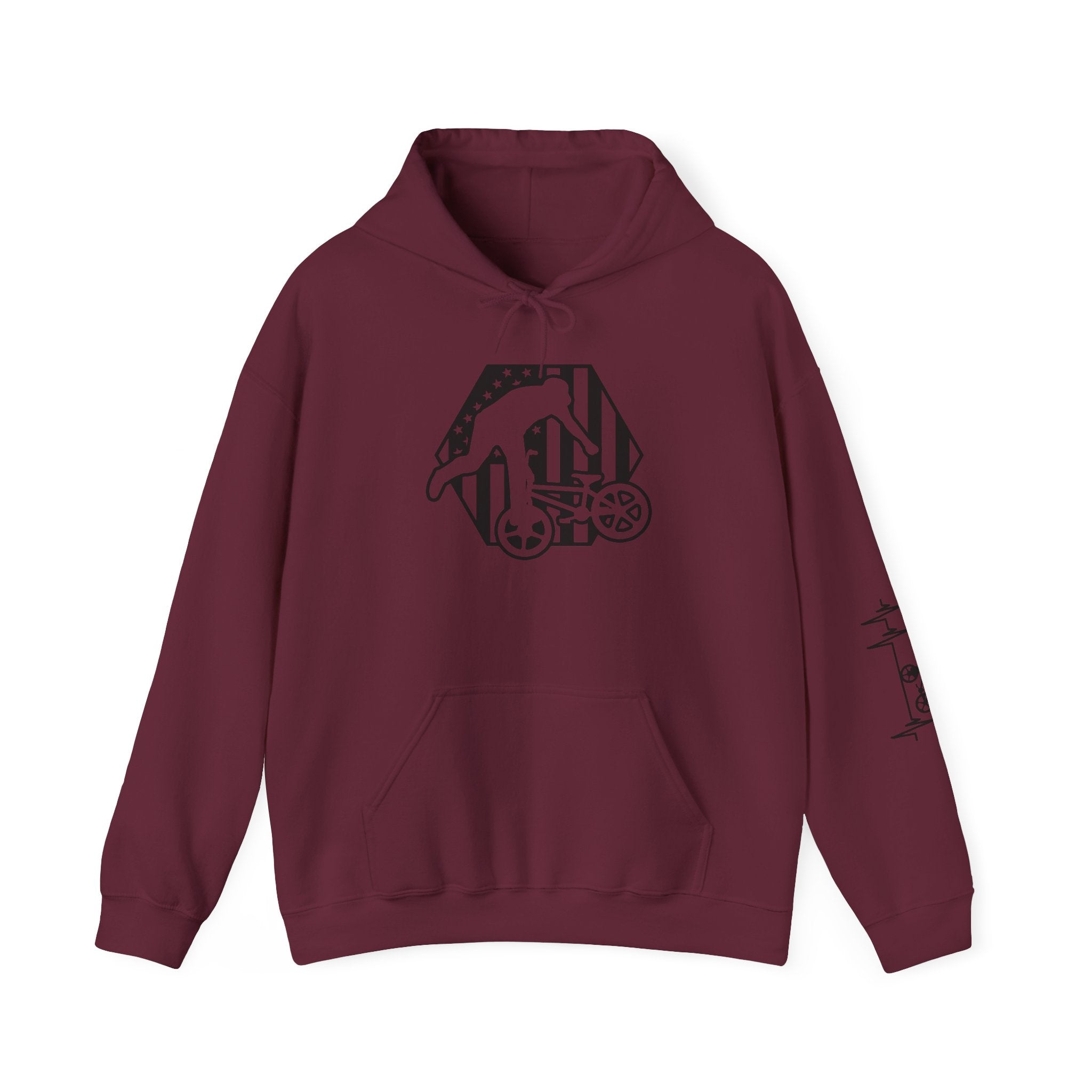 Rad-BMX Is Importanter Hoodie — Funny BMX Rider Sweatshirt