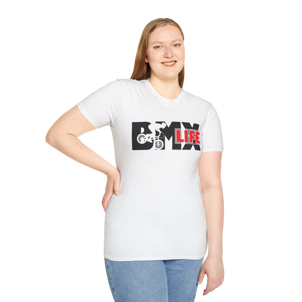 Rad- Life T-Shirt — Motocross Rider Tee with Back Number 33