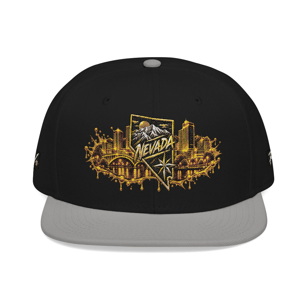 Hat-Embroidered City Gold Snapback Hat