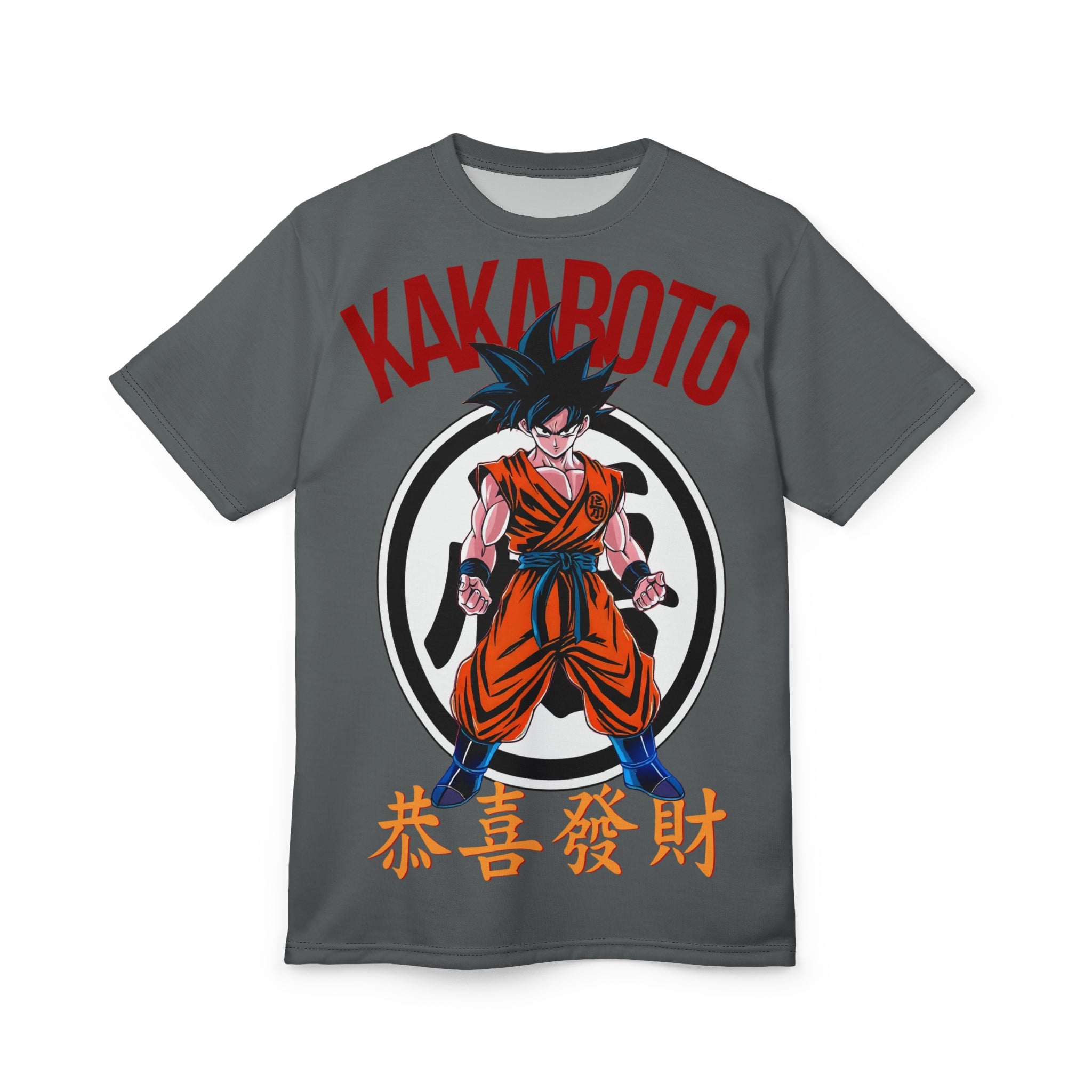 Dragon-Graphic Tee — 'KAKABOTO' Asian-Inspired Martial Artist Design